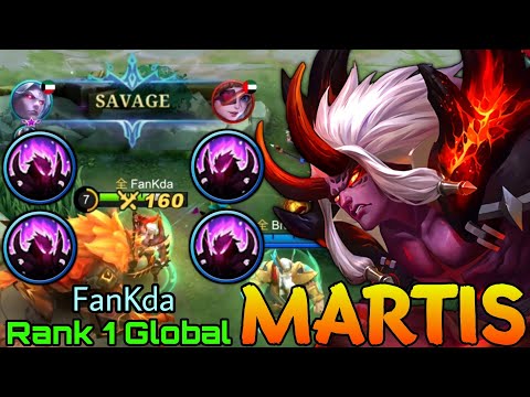 SAVAGE! Martis Aggressive Play! - Top 1 Global Martis by FanKda - Mobile Legends