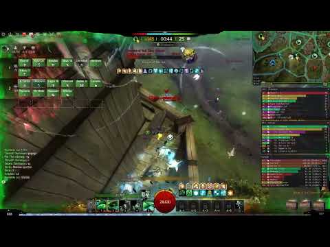 Guild Wars 2  Blood Magic Reaper WvW game play (nice portal)