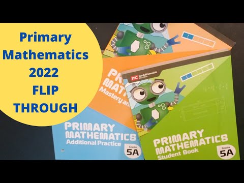 **NEW** Singapore Primary Mathematics 2022 FLIP THROUGH