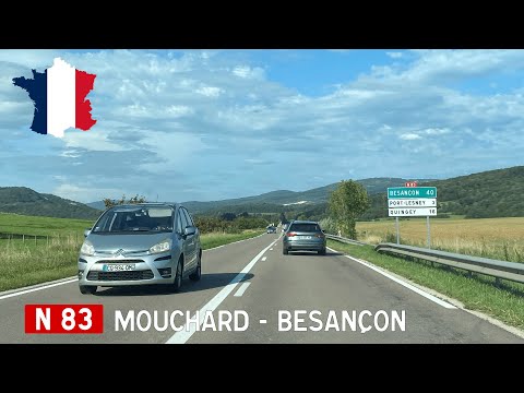 France (F): N83 Mouchard - Besançon (Jura)