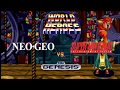 World Heroes Comparison Neo Geo Vs Super NES Genesis