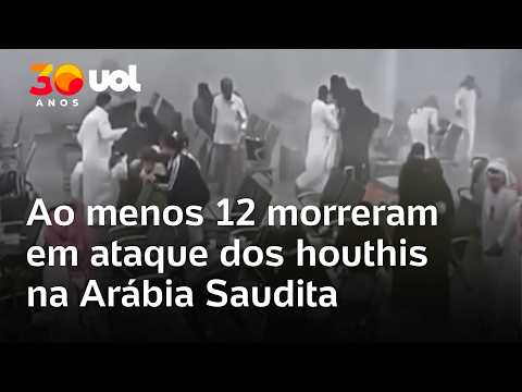 Três aeroportos sofrem explosões durante ataque dos houthi na Arábia Saudita