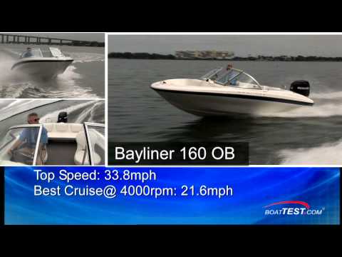 2011 Bayliner 160 OB Boat
