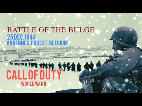 Battle of The Bulge  25 Dec,1944 Ardennes Forest, Belgium ..CODWWII