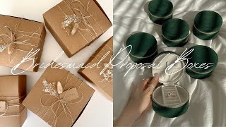 BRIDESMAID PROPOSAL BOXES & UNBOXING | Wedding Series 💍