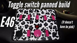 Tips and tricks to make your custom BMW E46 toggle switch panel - 12V to 3.3V LED resistor install