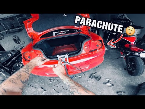 WHOA! I INSTALLED A BMR PARACHUTE MOUNT ONTO MY TWIN TURBO MUSTANG GT!
