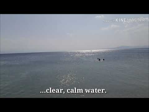 BOUFA (KOROPI) BEACH near KALA NERA, PELION, GREECE (subtitled)