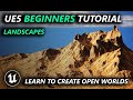 Unreal Engine 5 Landscape Beginner Tutorial - Learn to create Open Worlds (Free Material available)