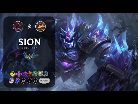 Sion Top vs Teemo - NA Challenger Patch 13.18