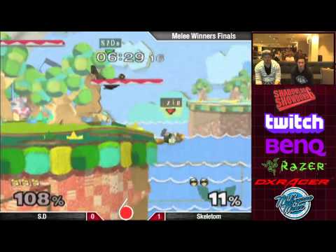 Shadowloo Showdown 6 Melee Winners Finals - S.D vs Skeletom