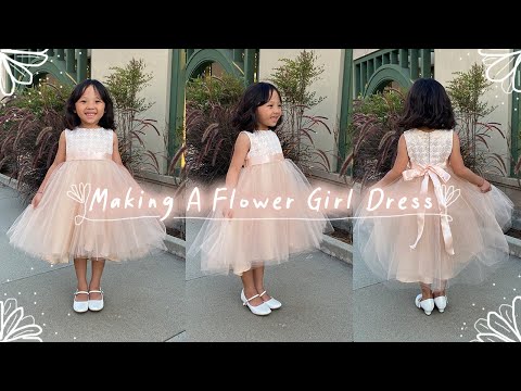 how to make a flower girl dress | diy formal kid's...
