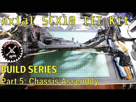 Axial SCX10III Jeep JLU Kit Build Series - Part 5 - Chassis Assembly