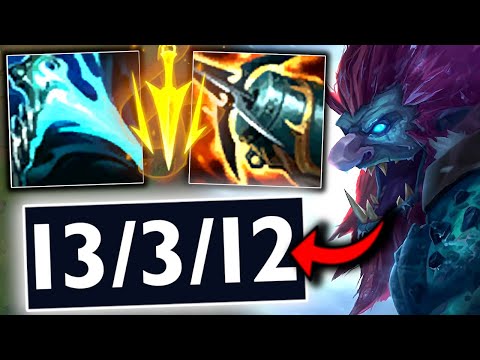 This Build Turns Trundle into a S+ CARRY JUNGLER (MAX DAMAGE BUILD) -  League of Legends