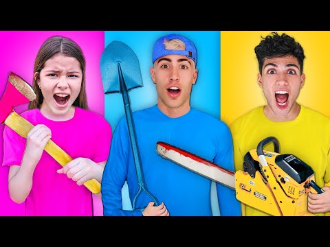 24 HORAS VIVIENDO DE UN SOLO COLOR !!