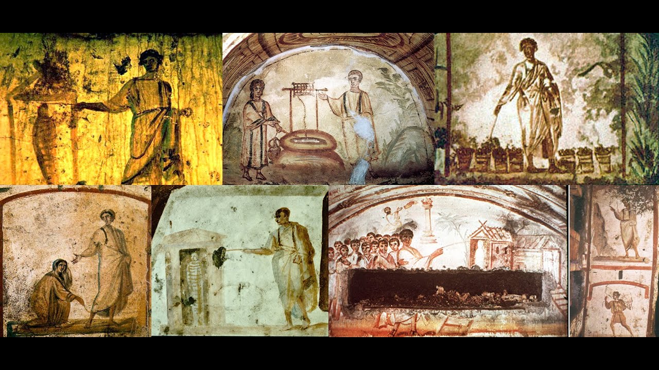 AS IMAGENS MAIS ANTIGAS de JESUS na arte cristã primitiva