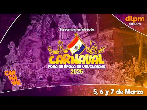 🔴 CARNAVAL DE URUGUAIANA 2026 - TERCERA NOCHE - Streaming en Vivo