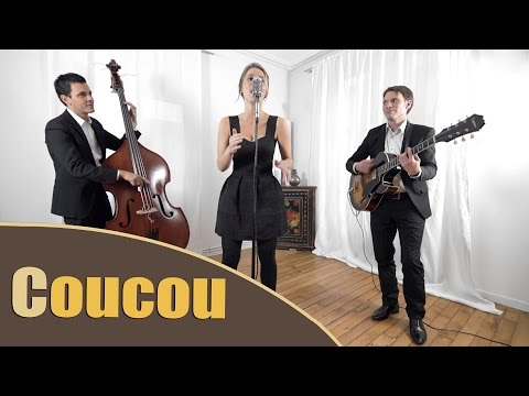 Coucou - Trio jazz manouche avec chanteuse de jazz - mariages et événements