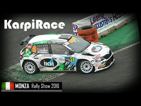 Kalle Rovanperä Monza RAlly Show 2016 Skoda Fabia WRC-R5 Full Attack. Pure Sound