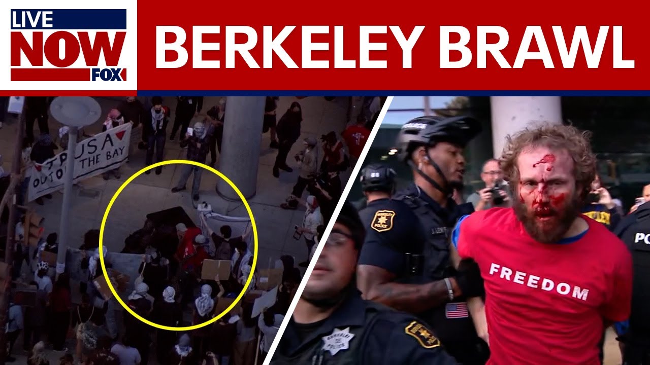 Turning Point USA event, protest turns violent in Berkeley, CA
