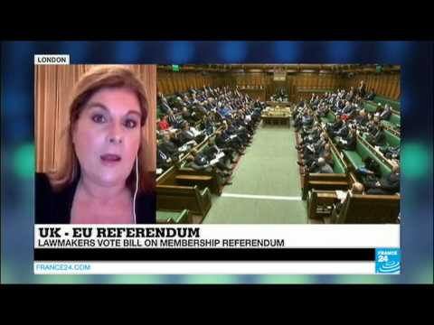 UK - Lawmakers back EU referendum plans but splits emerge