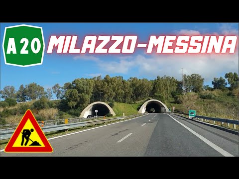 Autostrada A20 Messina-Palermo: da MILAZZO a MESSINA Boccetta 2025