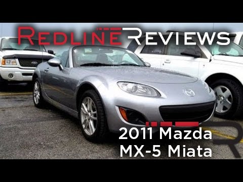 2011 Mazda MX-5 Miata Review, Walkaround, Start Up & Rev