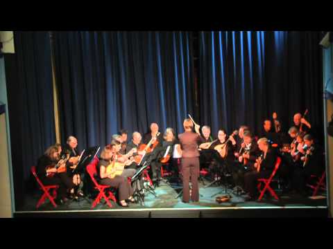 Emanuele Barbella's Sinfonia; Allegro 1:  The Fretful Federation Mandolin Orchestra