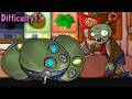 college student plays PvZ Fusion hard difficulty raging at the Zombie Wall Nut's