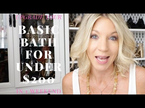 The secret on how to make a better bath out of your basic one. Cheap and EASY project for 1 weekend!