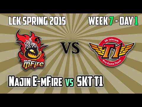 SKT T1 vs Najin e-mFire - Game 2 - Highlights - LCK Spring 2015 - W7D1