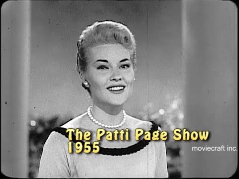 The Patti Page Show 1955. The top charting female vocalist and best selling female artist in 1950s.