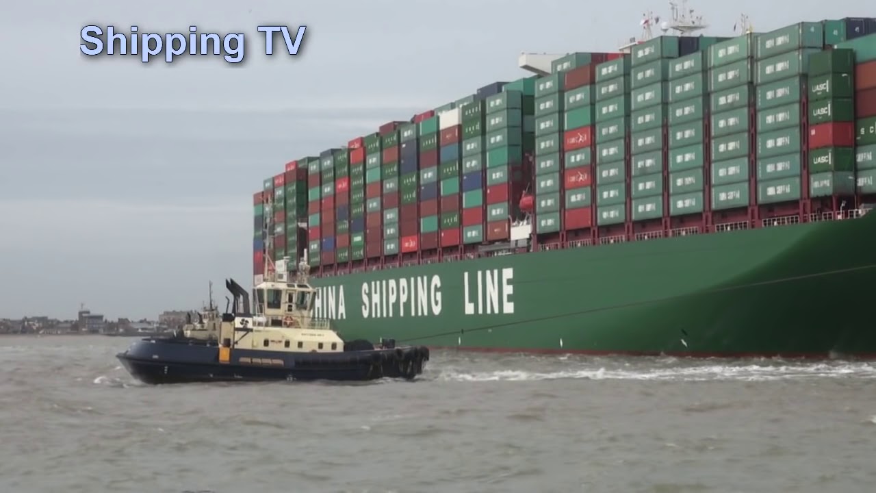 World's biggest container ship CSCL Globe maiden call: