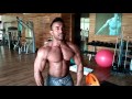 Soumya bodybuilding front raise