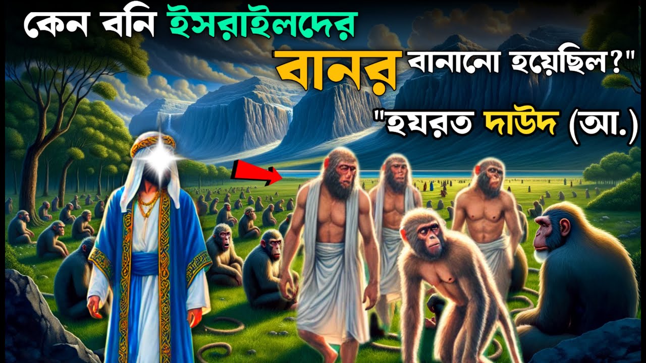 আল্লাহর গজবে বনি ঈসরাইলেরা যেভাবে বানরে পরিনত হয়েছিল | দাউদ আ  এর বিস্ময়কর ঘটনা | SAA DOJAHAN