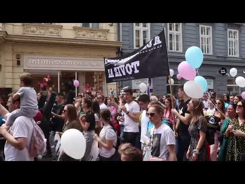 Zagreb, Hod za život, 14. 5. 2022. - atmosfera na Hodu