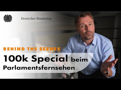 Video Thumbnail: 100.000 Abonnenten-Special: Behind the scenes beim Parlamentsfernsehen