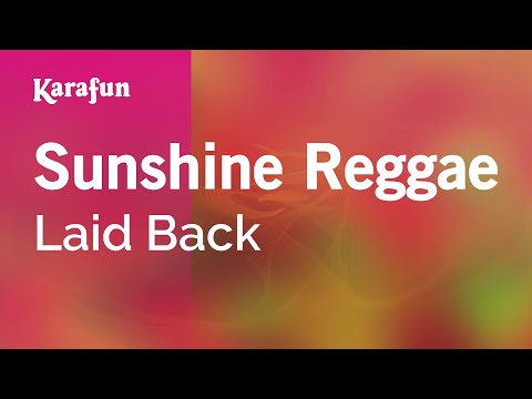 Sunshine Reggae - Laid Back | Karaoke Version | KaraFun