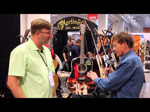 Chris with Martin Guitars at Summer Namm 2014