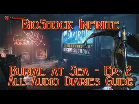 BioShock Infinite: Burial at Sea Ep. 2 - All Audio Diaries & Voxophones - 100% Collectibles