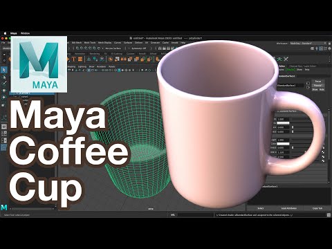 Maya Tutorial: Model a Coffee Cup