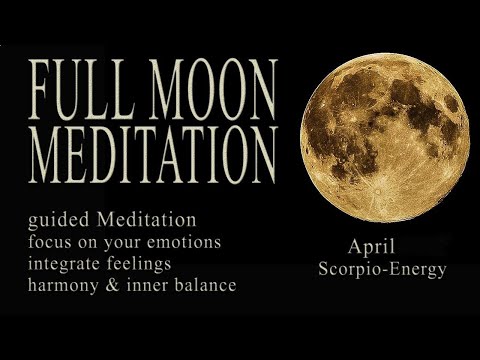 Pink FULL MOON APRIL Meditation guided Scorpio 2024 - strengthen Self-Love