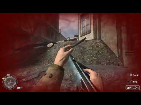 Call of Duty 2 Chapter 5 U.S. Campaign Mission 07 'Crossing The Rhine' Veteran Difficulty & Ending