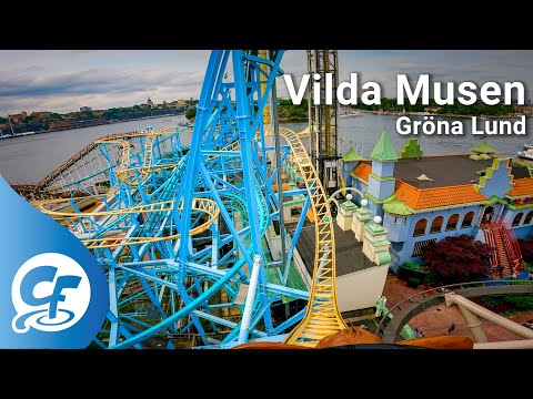 Vilda Musen front seat on-ride 5K POV @60fps Gröna Lund Grona Lund
