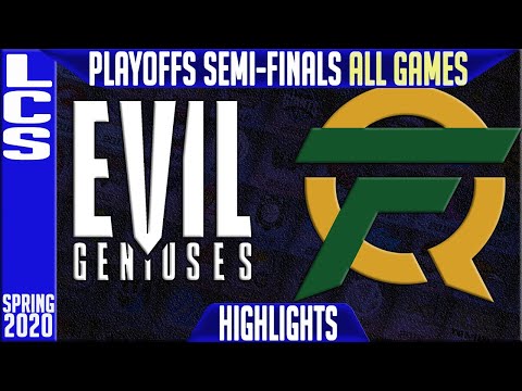 EG vs FLY Highlights ALL GAMES | LCS Spring 2020 Playoffs Semi-finals | Evil Geniuses vs FlyQuest