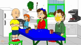 Caillou Misbehaves At Breakfast