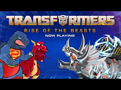 The Flash T-Rex Team VS DinoBots - Rise Of The Beast 2023 | GTK Transformers Animation