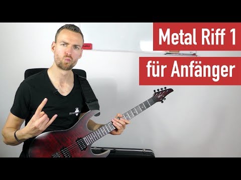 Electric Guitar Riffs for Beginners - Metal Riff 1 - Learn Electric Guitar | Guitar Master Plan
