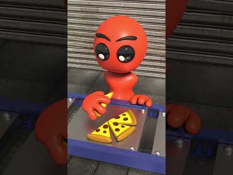 Geometry Dash Pizza FAIL (Rock on the ground and Fire in the hole)