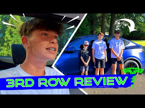 Tesla Model Y 7 Seater Review 🚗 | A full review of the 3rd row no one else will show you!  😱 🤯